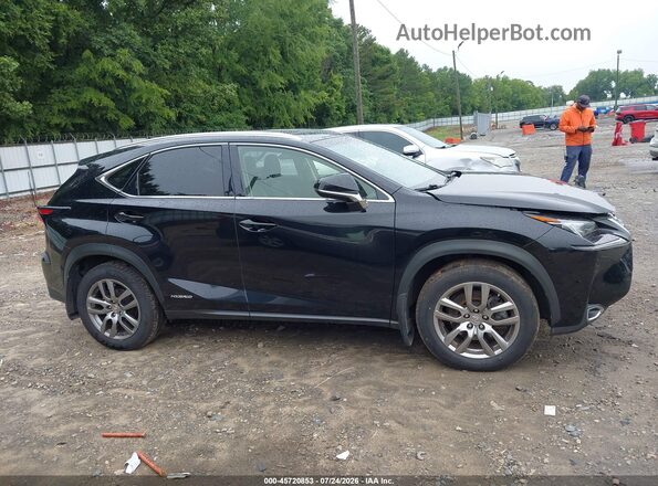 JTJBJRBZ8G2034933 2016 LEXUS NX 300H Черный Вид задней части салона