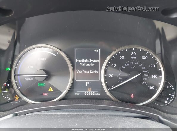 JTJBJRBZ8K2107324 2019 LEXUS NX 300H Pewter უკანა სავარძლების ხედი