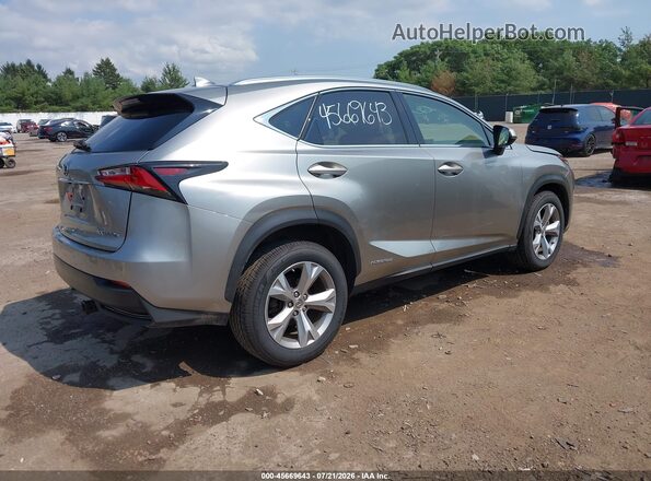 JTJBJRBZ9H2055758 2017 LEXUS NX 300H Silver Հետևի աջ