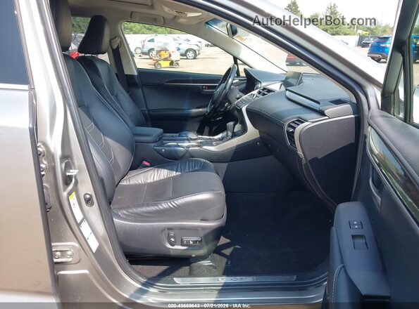 JTJBJRBZ9H2055758 2017 LEXUS NX 300H Silver Սալոնի դիմացի տեսք