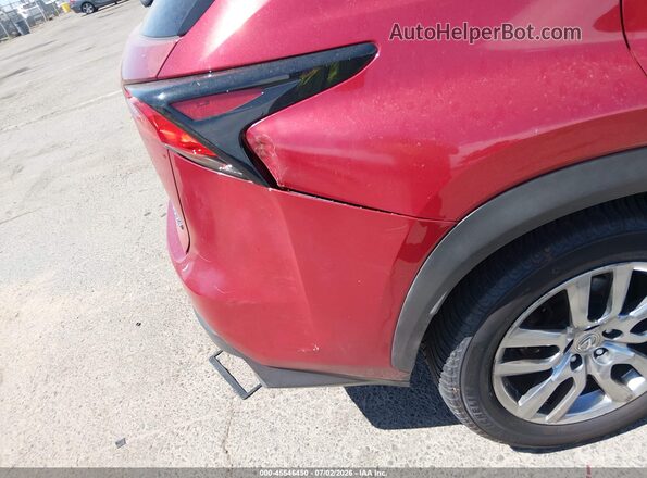 JTJBJRBZXG2039843 2016 LEXUS NX 300H Red Widok wnętrza z tyłu