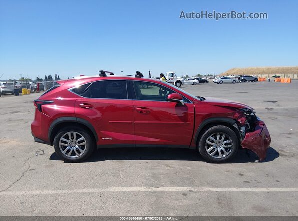JTJBJRBZXG2039843 2016 LEXUS NX 300H Red 