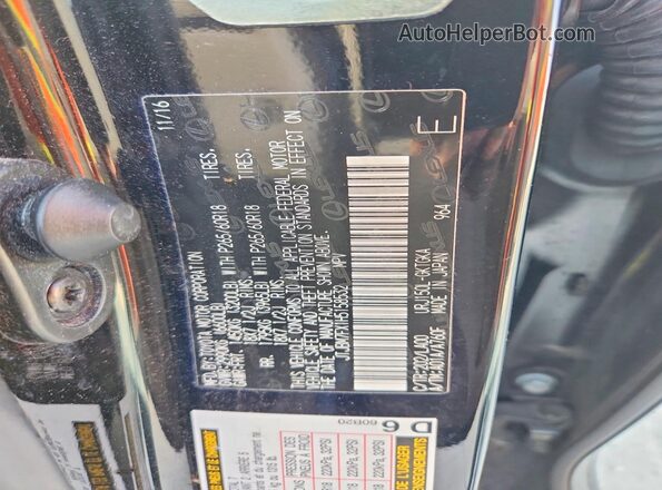 JTJBM7FX1H5158532 2017 LEXUS GX Black Vista de la etiqueta del VIN