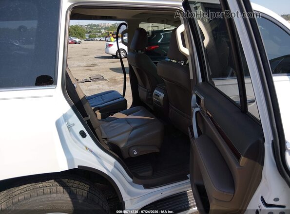 JTJBM7FX5K5233840 2019 LEXUS GX 460 White Widok naklejki z numerem VIN