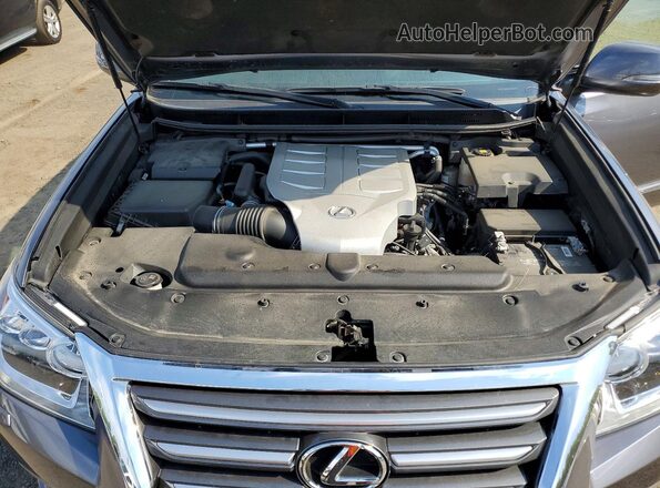 JTJBM7FX8K5231533 2019 LEXUS GX Gray Engine compartment view