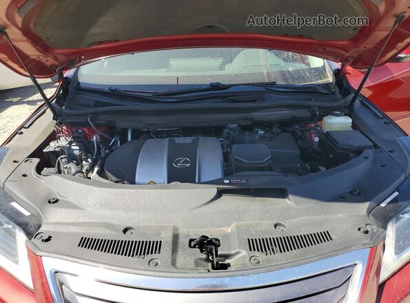 JTJBZMCA1K2039758 2019 LEXUS RX Burgundy Vista del compartimento del motor