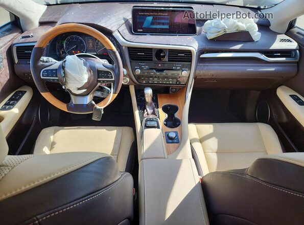 JTJBZMCA6G2004852 2016 LEXUS RX White Вид панелі приладів