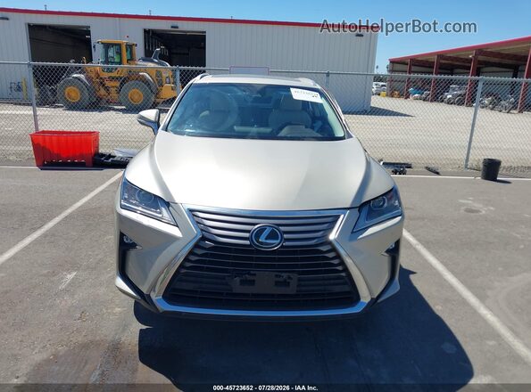 JTJBZMCAXJ2036839 2018 LEXUS RX 350 Tan Vista del cuadro de instrumentos