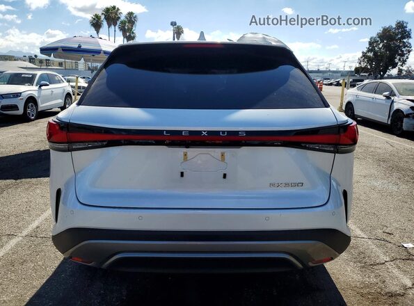 JTJCHMAA7R2017221 2024 LEXUS RX White Հետևի տեսք