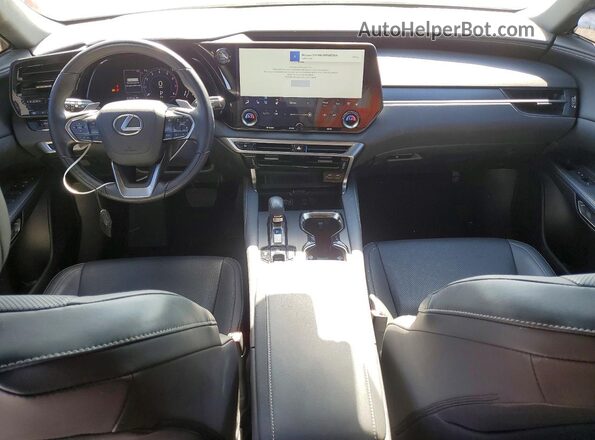 JTJCHMAA7R2017221 2024 LEXUS RX White Առջևի վահանակի տեսք