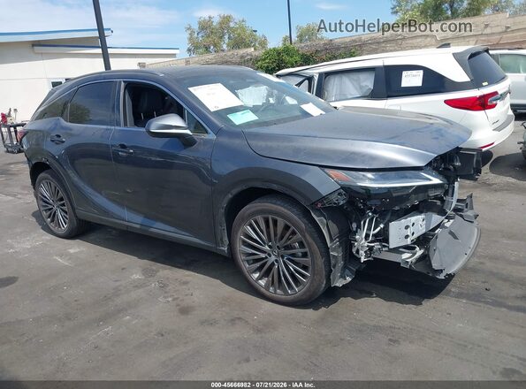 JTJCJMGA8S2035471 2025 LEXUS RX 450H+ Gray Widok wnętrza 360 stopni