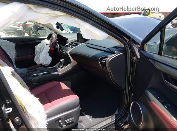 JTJDARBZ0L2159038 2020 LEXUS NX 300 Black Widok wnętrza z przodu