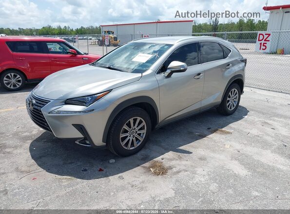 JTJDARBZ0M2185494 2021 LEXUS NX 300 Gray Առջևի ձախ երեք քառորդ տեսարան