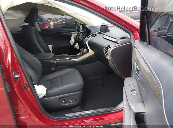 JTJDARBZ5L2175719 2020 LEXUS NX 300 Red წინა სალონის ხედი