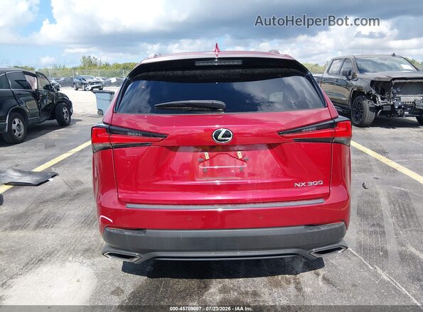 JTJDARBZ5L2175719 2020 LEXUS NX 300 Red 