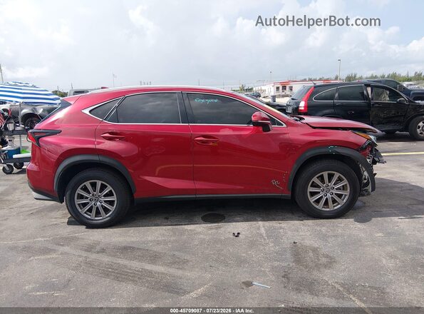 JTJDARBZ5L2175719 2020 LEXUS NX 300 Red უკანა სალონის ხედი