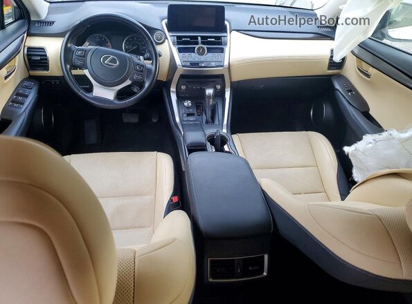 JTJDARBZ5M5029773 2021 LEXUS NX White Widok deski rozdzielczej