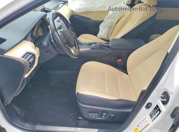 JTJDARBZ5M5029773 2021 LEXUS NX White Widok wnętrza z przodu