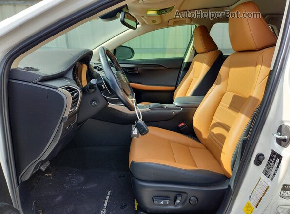JTJDARBZ6L2177334 2020 LEXUS NX White Vista interior delantera