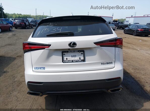 JTJDARBZ9L5011467 2020 LEXUS NX 300 White 