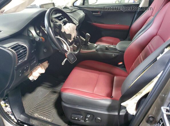 JTJDARDZ0M2253662 2021 LEXUS NX Silver Widok wnętrza z przodu