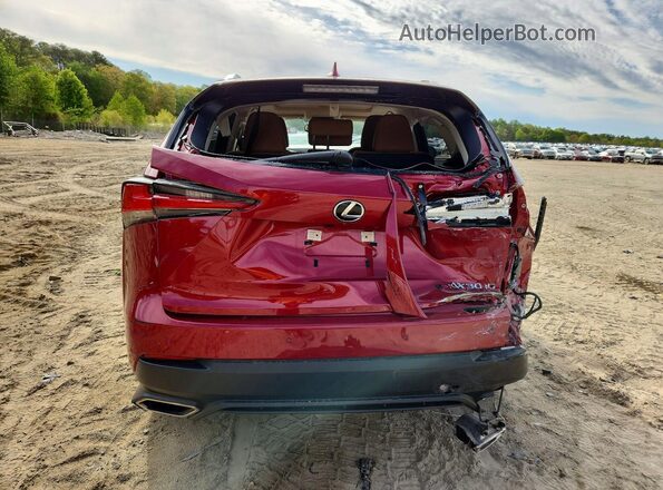 JTJDARDZ1L5011184 2020 LEXUS NX Red Rear view
