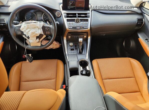 JTJDARDZ1L5011184 2020 LEXUS NX Red Dashboard view