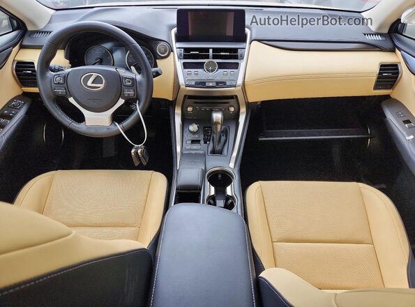 JTJDARDZ1L5015400 2020 LEXUS NX White Առջևի վահանակի տեսք