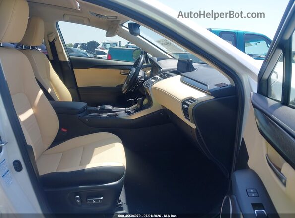JTJDARDZ1L5015834 2020 LEXUS NX 300 White Widok wnętrza z przodu