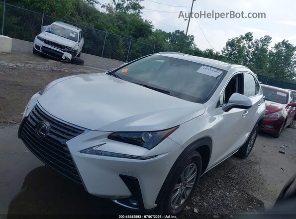 JTJDARDZ3L5007007 2020 LEXUS NX 300 White წინა მარცხენა ხედი სამი მეოთხედიდან
