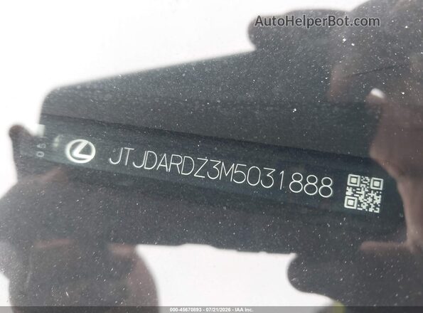JTJDARDZ3M5031888 2021 LEXUS NX 300 Красный 