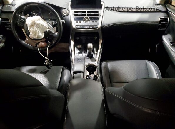 JTJDARDZ5M5030550 2021 LEXUS NX Black Առջևի վահանակի տեսք