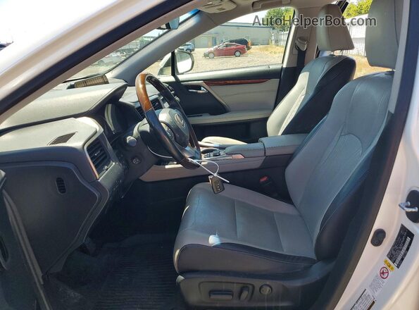 JTJDGKCA5J2000625 2018 LEXUS RX White Widok wnętrza z przodu