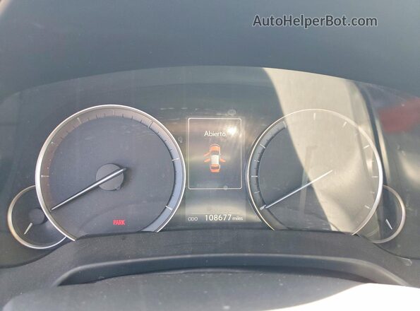JTJDGKCA5J2000625 2018 LEXUS RX White Widok zestawu wskaźników
