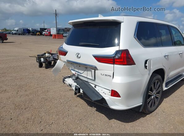 JTJDY7AX0L4327961 2020 LEXUS LX 570 White წინა ხედი