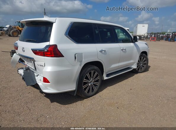 JTJDY7AX0L4327961 2020 LEXUS LX 570 White უკანა მარჯვენა