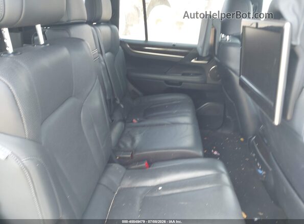 JTJDY7AX0L4327961 2020 LEXUS LX 570 White VIN კოდის სტიკერის ხედი