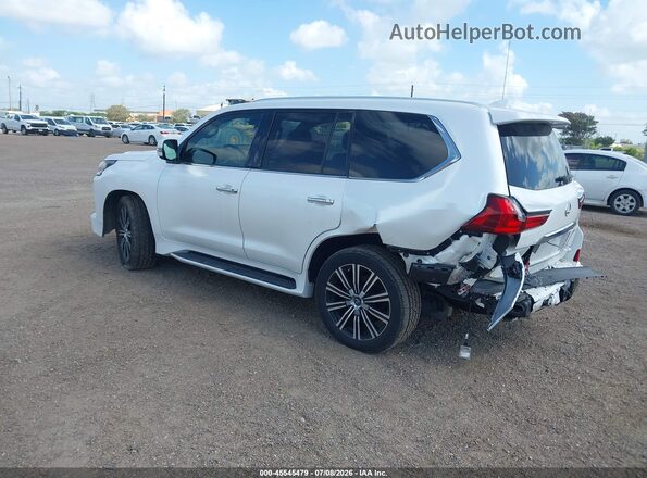 JTJDY7AX0L4327961 2020 LEXUS LX 570 White უკანა მარცხენა