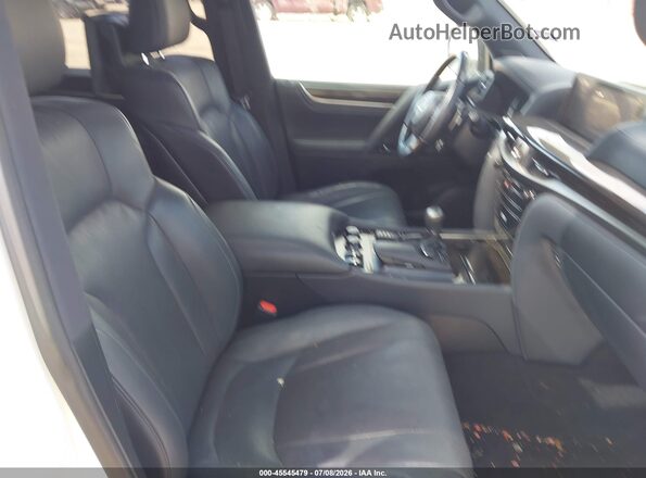 JTJDY7AX0L4327961 2020 LEXUS LX 570 White წინა სალონის ხედი