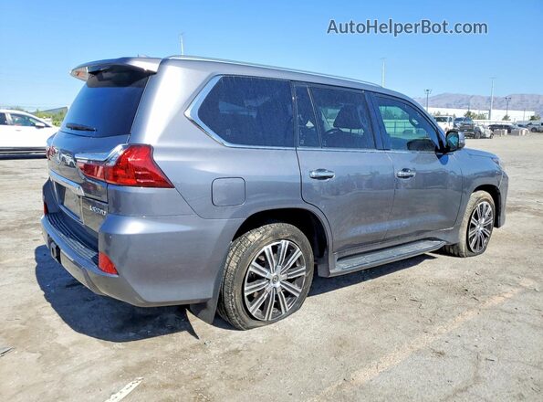 JTJDY7AX0L4333047 2020 LEXUS LX Gray Rear right