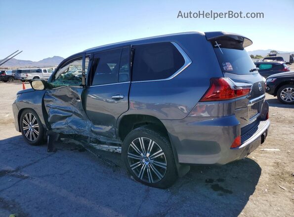 JTJDY7AX0L4333047 2020 LEXUS LX Gray Rear left