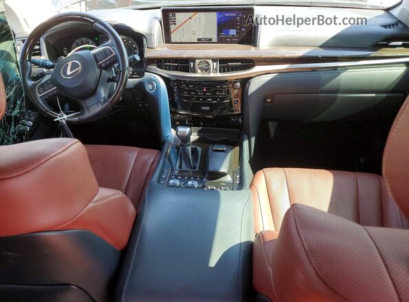 JTJDY7AX0L4333047 2020 LEXUS LX Gray Dashboard view