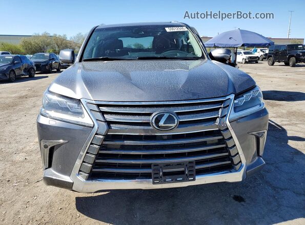 JTJDY7AX0L4333047 2020 LEXUS LX Gray Front view