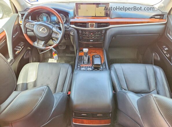 JTJDY7AX4L4314484 2020 LEXUS LX White Vista del cuadro de instrumentos