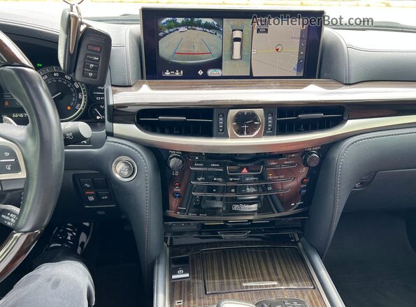 JTJDY7AX6M4337282 2021 LEXUS LX Gray Vista de los asientos traseros