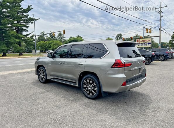 JTJDY7AX6M4337282 2021 LEXUS LX Gray Trasero derecho