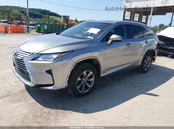 JTJDZKCA2J2000320 2018 LEXUS RX 350L Silver Передня ліва чверть