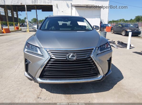JTJDZKCA2J2000320 2018 LEXUS RX 350L Silver Вид задньої частини салону