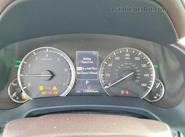 JTJDZKCA2J2000950 2018 LEXUS RX Black Instrument cluster view