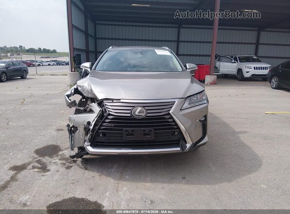 JTJDZKCA2J2007669 2018 LEXUS RX 350L Gold Вид щитка приладів